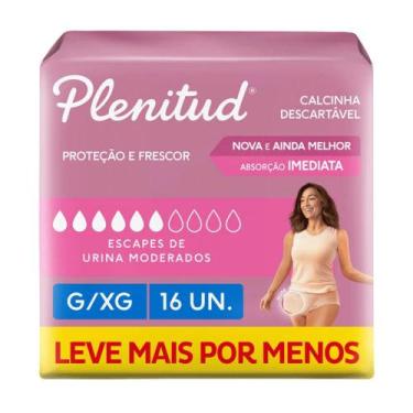 Imagem de Calcinha Descartável Pós Parto com 16 Plenitud Femme Active Plus, G/XG