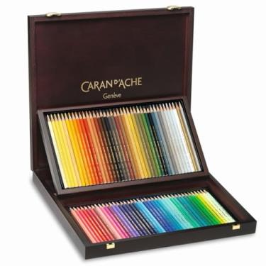 Imagem de Lápis Aquarelável Caran D'Ache Prismalo 80 Cores Madeira