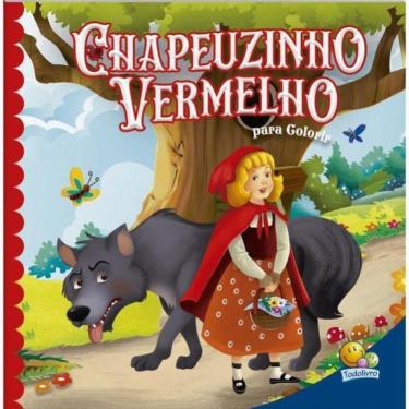 Imagem de Contos Clássicos Para Colorir: Chapeuzinho Vermelho