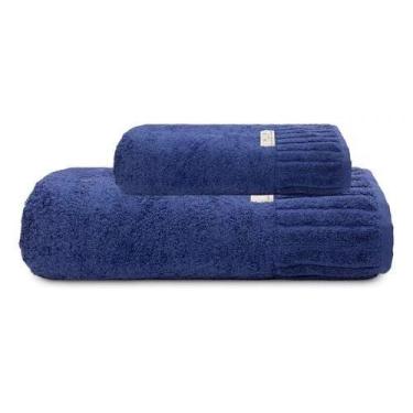 Imagem de Toalha De Banho E Rosto Velour  100 Algodão Fio Penteado - CAMESA, MAR