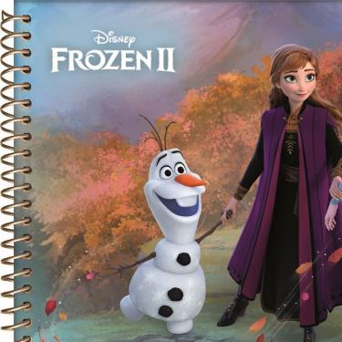 Imagem de Caderno Espiral Cartografia Capa Flexível 96 Folhas Frozen 2 Olaf