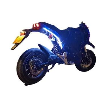 Imagem de Luzes de Sinalização LED para Motocicleta - 2 Peças com DRL Fluindo, 3