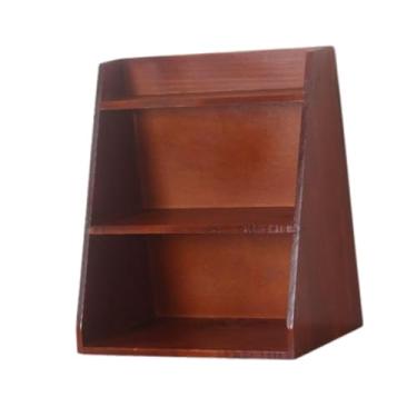 Imagem de Ｂｅｓｇａ Exibição de caneca Rack para a Display Stand 3 Rectangle de madeira Exibição de madeira Planta para a decoração de sobremesa de jóias