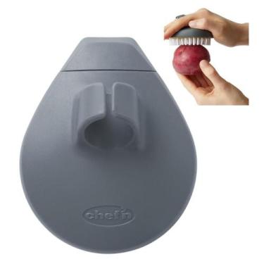 Imagem de Escova Lavar Legumes Batatas ergonômica PalmBrush Chef'n