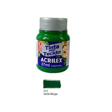 Imagem de Tinta para Tecido Fosca 37ml Acrilex - Verde Musgo