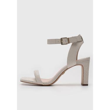 Imagem de Sandália Jorge Bischoff Lezard Off-White Jorge Bischoff J12993001040 feminino