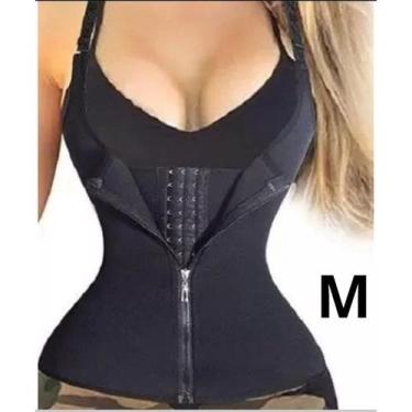 Imagem de Cinta Modeladora Dupla Ajustável Feminina Alça Reduz e Afina Cintura -