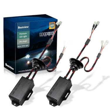 Imagem de Bestview H1 H3 Led Light Canbus Decoder Anti Flicker Harness, Decodificadores De Resistor Sem Erros, Adaptador De Resistor Cancelador De Aviso De Led, Pacote Com 2