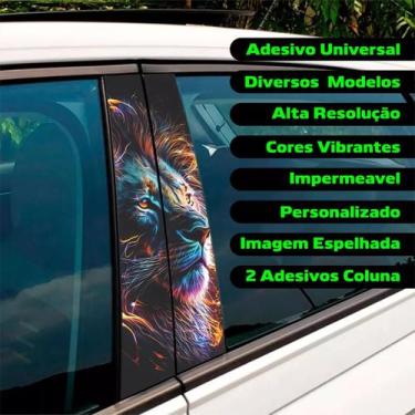 Imagem de Adesivo Personalizado Para Coluna Porta Carro Decorativo 09 - Resitank