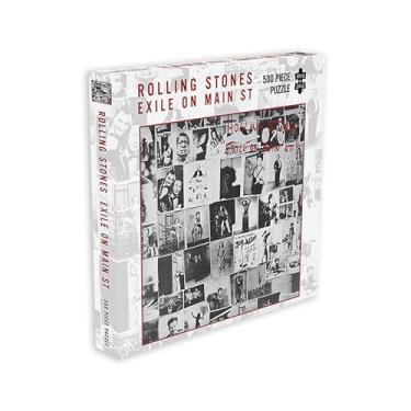 Imagem de The Rolling Stones Jigsaw Puzzle Exile On Main Street Cover Official 500 Piece Black
