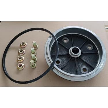 Imagem de WANTONE RACING Cubo de tambor de freio dianteiro 41038-1227 com substituição de parafusos de vedação e terminais para Kawasaki Mule 1994-2000 2010 2020 2030 2500 2510 2520 kaf540 KAF950 UTV