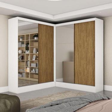 Imagem de Closet Casal Duplo Belém 4 Portas 4 Gavetas Carioca Móveis