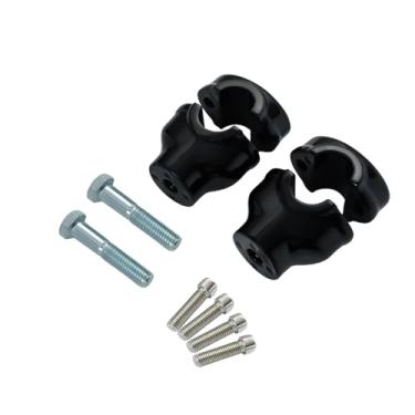 Imagem de Elevadores de guidão de motocicleta O.D. 1,5" (38 mm) Compatível com 2,5 cm de diâmetro da braçadeira do guidão de 25 mm