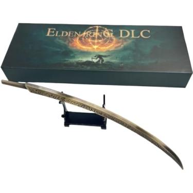 Imagem de Elden Ring DLC Shadow of The Erdtree 30 cm Mão de Malenia Kanata faca espada coleção de jogos suprimentos de festa decoração de mesa pingente em caixa de presente