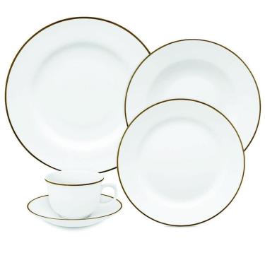 Imagem de Jogo De Jantar Em Porcelana Flamingo Com 30 Peças Oxford Sofia