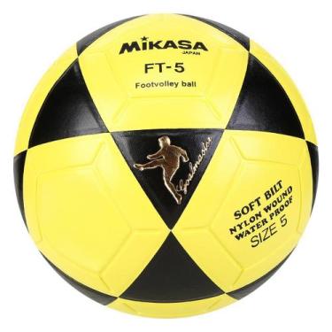 Imagem de Bola de Futevôlei FT-5 Mikasa - Preto+Amarelo