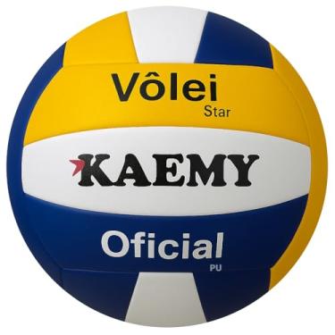 Imagem de Bola De Vôlei Oficial Kaemy Star Voleibol Quadra Jogo Treino Recreação