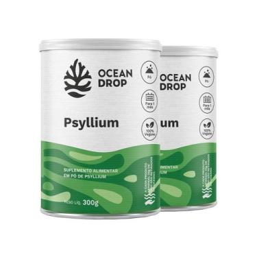 Imagem de Kit 2 Psyllium Ocean Drop Vegano 300G