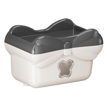 Imagem de Bothyi Dispensador de papel toalha com prateleira, suporte para papel higiênico, suporte para higiênico para banheiro, restaurante, cozinha de hotel, Cinza