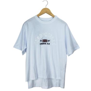 Imagem de Camiseta Aeropostale Bordada Branca Feminina-Feminino