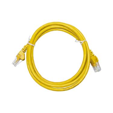Imagem de Cabo de Rede UTP (Patch Cord) RJ45 Cat 5e - 1,5 metros - Certificação Anatel - Amarelo