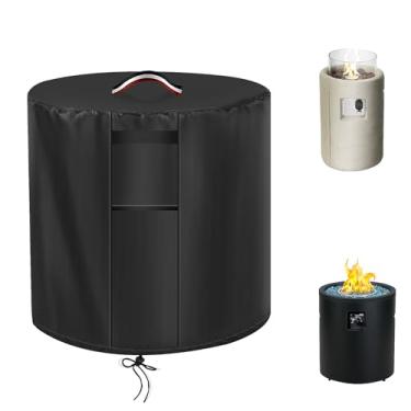 Imagem de Agustone Capas Para Fogueira Redondas De 24" Mesa Externa, Lareira A Gás Propano - Dx 27"