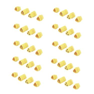 Imagem de BDHI 10pairs MT60 3.5mm 3-Wire 3-Pole Bullet Connector Plug Set for RC ESC to Motor for RC Quad Car Battery Charger(B196-10)