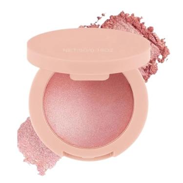 Imagem de Blush Para Bochechas | Maquilhagem Blush Facial para Bochechas,Efeito Luminoso Duradouro, Altamente Pigmentado para Todos os Tons de Pele Mulheres Prático para Viagem