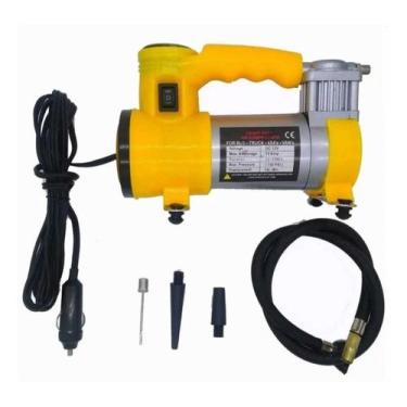 Imagem de Mini Compressor De Ar 12v Pneu Carro Moto Portátil Lanterna - IDEIA+PR