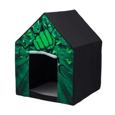Imagem de Casinha Infantil Menino Cabana Heróis Barraca Soco Verde Tenda Hulk