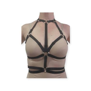 Imagem de Harness Feminino Rage Coleção Fetiche - Lovetoys - Preto, único