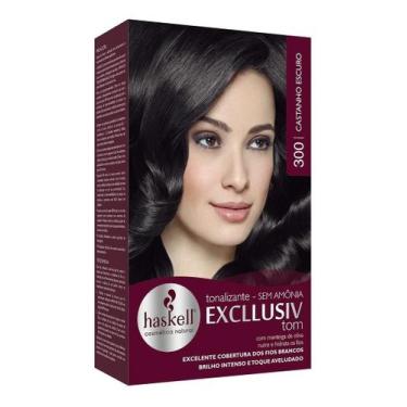 Imagem de Tonalizante Haskell Excllusiv Tom 300 castanho escuro