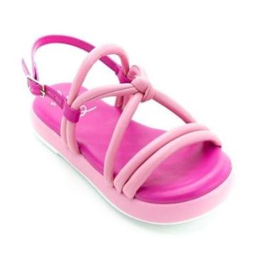 Imagem de Sandália Infantil Menina Mini Sua Cia 9135.51434 - Rosa-Feminino