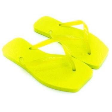 Imagem de Chinelo Infantil Menina Sua Cia 59000 - Amarelo Neon-Feminino