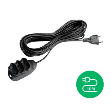 Imagem de Extensão Elétrica 3 Tomadas 2P 10A 10m Intelbras Preta
