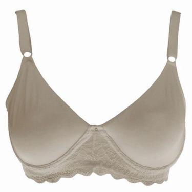 Imagem de Sutiã Com Aro Sem Bojo Tecido Duplo Renda Excelente Qualidade - Lamore