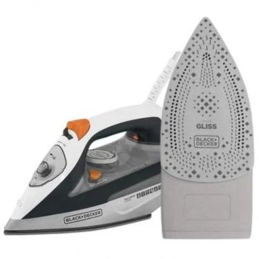Imagem de Ferro a Vapor Black + Decker Turbo Air 1200W Base Cerâmica Silver Preto 110V Doméstico