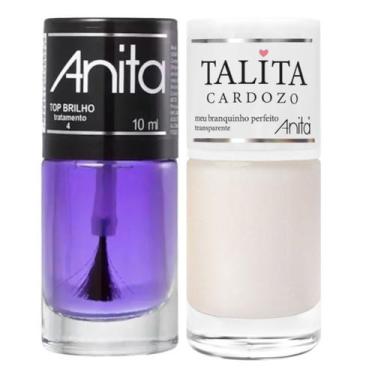 Imagem de Esmalte Meu Branquinho Perfeito Coleção Talita Cardozo + Top Brilho 10