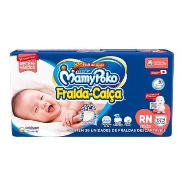 Imagem de Fraldas Mamypoko Recém-nascido Super Seca Calça Rn 36 U