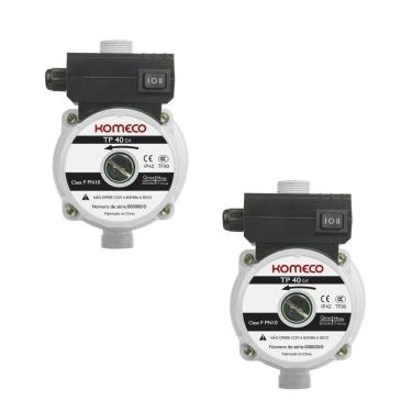 Imagem de Kit 2 Mini Bombas Circuladoras De Água TP40 G4 Ferro - Komeco - 127V
