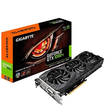 Imagem de Gigabyte Placa gráfica GV-N108TGAMINGOC PRETO-11GD GeForce GTX 1080 Ti Gaming OC 11G Preta