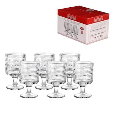 Imagem de Haüskraft -Taça de vidro para água/vinho Dots 215ml 6 peças