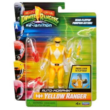 Imagem de Power Rangers Re-Ignition 6 Inch Action Figure Auto Morphin - Yellow Ranger