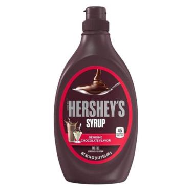 Imagem de Calda Syrup Chocolate Hersheys 680g  Irresistível e Cremosa