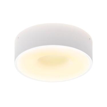 Imagem de Plafon Taschibra Sushi Redondo Com 4 Lâmpadas 3000k Bivolt Branco