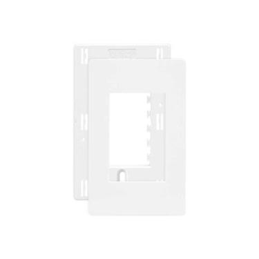 Imagem de Placa com suporte 4x2 3 Postos Infiniti Branco Margirius, Branco