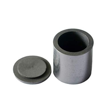 Imagem de OTOOLWORLD Cadinho de grafite para laboratório de fundição com cobertura 20 mm x 20 mm