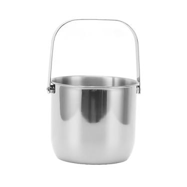 Imagem de Balde de gelo para festas, balde de gelo espesso, aço inoxidável, isolamento duplo, grande capacidade, vinho, champanhe, cerveja, KTV, bar, baldes de gelo comerciais, recipiente de gelo, balde de