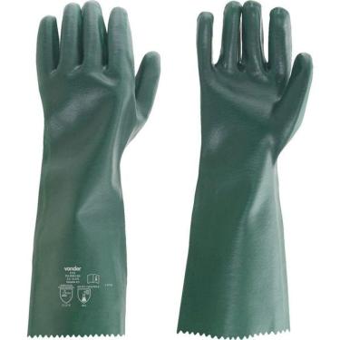 Imagem de Luva Pvc Lisa Com Forro 46cm Plv0046 Com 5 Pares Vonder
