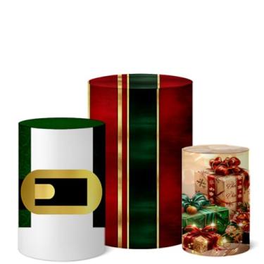 Imagem de Trio Capas De Cilindro C/Elastico Veste Facil Natal (CLNAT051)